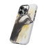 Badger on a Yellow Background - Impact Resistant Phone Case